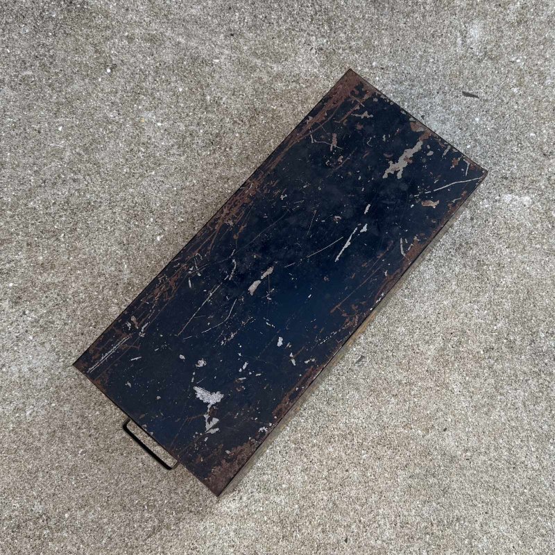 画像6: VINTAGE ANTIQUE GENERAL CEMENT BOX RADIO DIAL BELTS GC ヴィンテージ アンティーク ボックス ケース / インダストリアル アドバタイジング ラジオ アイアン ガレージ 企業物 箱 収納  鉄 店舗什器 アメリカ USA (1)