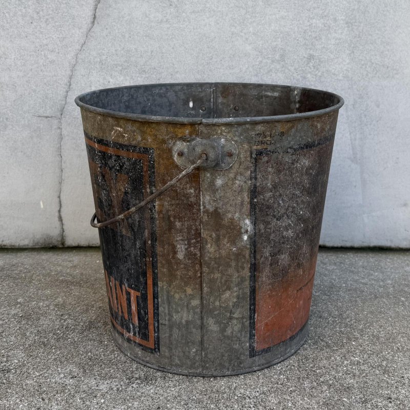 画像4: VINTAGE ANTIQUE BONDEX CEMENT PAINT BUCKET ヴィンテージ アンティーク セメントペイント バケツ / 缶 インダストリアル アドバタイジング ブリキ ディスプレイ 企業物 店舗什器 アメリカ