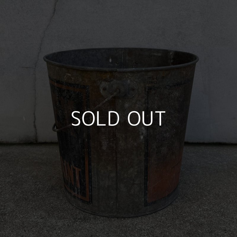 画像4: VINTAGE ANTIQUE BONDEX CEMENT PAINT BUCKET ヴィンテージ アンティーク セメントペイント バケツ / 缶 インダストリアル アドバタイジング ブリキ ディスプレイ 企業物 店舗什器 アメリカ