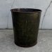 画像3: VINTAGE ANTIQUE TRASH CAN BUCKET ヴィンテージ アンティーク ゴミ箱 ダストボックス バケツ / 缶 インダストリアル 収納 カーキ 店舗什器 アメリカ (2) (3)