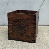 VINTAGE ANTIQUE WOOD CRATE WOODEN BOX SHELL ヴィンテージ アンティーク シェル ウッドボックス 木箱 /  コレクタブル アドバタイジング モーター系 ガレージ インテリア ケース 収納 店舗什器 企業物 アメリカ USA 