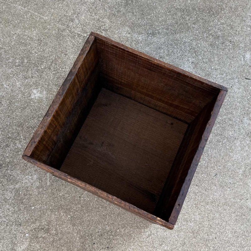 画像6: VINTAGE ANTIQUE WOOD CRATE WOODEN BOX SHELL ヴィンテージ アンティーク シェル ウッドボックス 木箱 /  コレクタブル アドバタイジング モーター系 ガレージ インテリア ケース 収納 店舗什器 企業物 アメリカ USA 