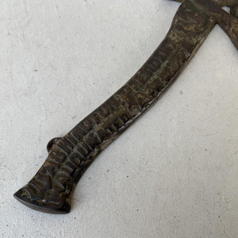 画像3: VINTAGE ANTIQUE GEORGE WASHINGTON ヴィンテージ アンティーク ジョージ・ワシントン 斧 / コレクタブル スーベニア オブジェ インテリア 鋳物 置物 記念品 アメリカ