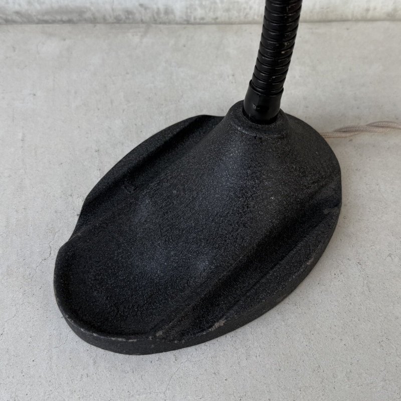 画像8: VINTAGE ANTIQUE DESKLAMP BRYANT ヴィンテージ アンティーク デスクランプ スタンドライト 卓上ライト テーブルランプ 照明 / グースネック アイアン 黒色 E26 店舗什器 アメリカ