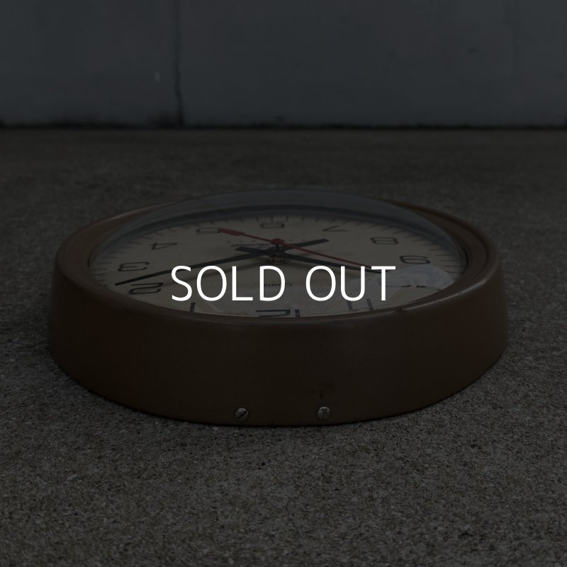 画像4: VINTAGE ANTIQUE WALL CLOCK SETH THOMAS ヴィンテージ アンティーク ウォールクロック 壁掛け時計 セストーマス / スクールクロック アイアン 鉄 小 丸型 店舗什器 アメリカ