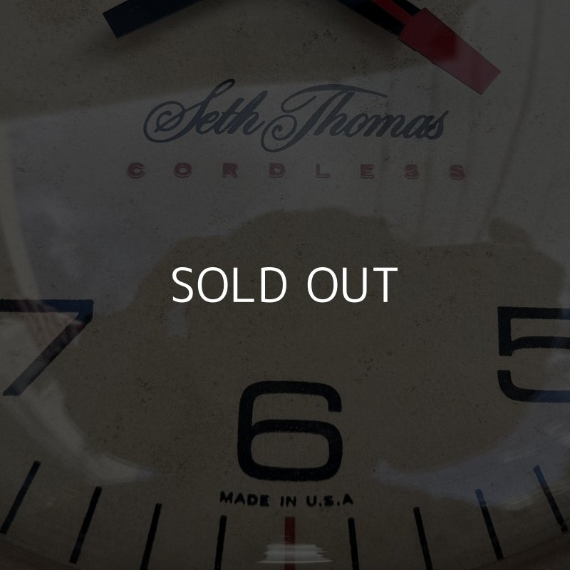 画像8: VINTAGE ANTIQUE WALL CLOCK SETH THOMAS ヴィンテージ アンティーク ウォールクロック 壁掛け時計 セストーマス / スクールクロック アイアン 鉄 小 丸型 店舗什器 アメリカ