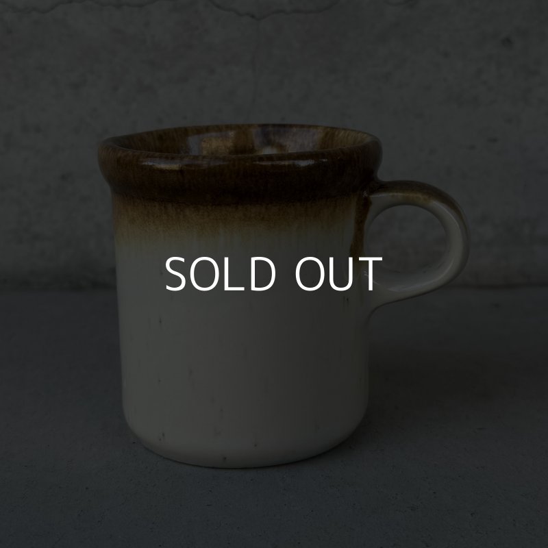 画像1: VINTAGE ANTIQUE MCCOY POTTERY MUGCUP ヴィンテージ アンティーク マグカップ コップ マッコイ 食器 陶器 / コーヒーカップ  カフェ 喫茶店 店舗什器 アメリカ (9)