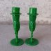 画像3: VINTAGE ANTIQUE PLANTERS MR PEANUT ヴィンテージ アンティーク ミスターピーナッツ ソルト＆ペッパー 塩胡椒入れ / コレクタブル キャラクター オブジェ ディスプレイ 緑色 雑貨 企業物 アメリカ (3)