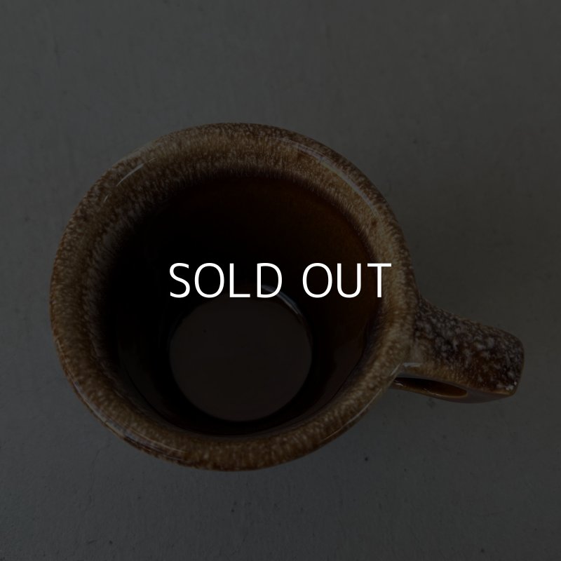 画像5: VINTAGE ANTIQUE HULL POTTERY MUGCUP ヴィンテージ アンティーク ハル マグカップ コップ 食器 陶器 / コーヒーカップ  ブラウン 茶色 カフェ 喫茶店 店舗什器 アメリカ (5)