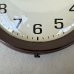 画像8: VINTAGE ANTIQUE WALL CLOCK GENERAL ELECTRIC GE ヴィンテージ アンティーク ウォールクロック 壁掛け時計 ゼネラルエレクトリック / スクールクロック アイアン 鉄 小 丸型 ブラウン 茶色 店舗什器 アメリカ (8)