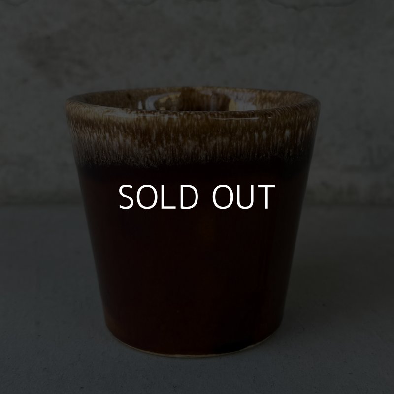 画像4: VINTAGE ANTIQUE HULL POTTERY MUGCUP ヴィンテージ アンティーク ハル マグカップ コップ 食器 陶器 / コーヒーカップ  ブラウン 茶色 カフェ 喫茶店 店舗什器 アメリカ (5)