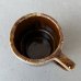 画像5: VINTAGE ANTIQUE POTTERY MUGCUP ヴィンテージ アンティーク マグカップ コップ 食器 陶器 / コーヒーカップ  ブラウン 茶色 楓 カフェ 喫茶店 店舗什器 アメリカ (6) (5)