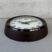 画像3: VINTAGE ANTIQUE WALL CLOCK GENERAL ELECTRIC GE ヴィンテージ アンティーク ウォールクロック 壁掛け時計 ゼネラルエレクトリック / スクールクロック アイアン 鉄 小 丸型 ブラウン 茶色 店舗什器 アメリカ (3)