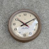 VINTAGE ANTIQUE WALL CLOCK SETH THOMAS ヴィンテージ アンティーク ウォールクロック 壁掛け時計 セストーマス / スクールクロック アイアン 鉄 小 丸型 店舗什器 アメリカ