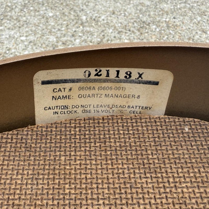 画像9: VINTAGE ANTIQUE WALL CLOCK SETH THOMAS ヴィンテージ アンティーク ウォールクロック 壁掛け時計 セストーマス / スクールクロック アイアン 鉄 小 丸型 店舗什器 アメリカ