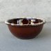 画像2: VINTAGE ANTIQUE HULL POTTERY BOWL ヴィンテージ アンティーク ハル ボウル 皿 食器 陶器 / ブラウン 茶色 カフェ 喫茶店 店舗什器 アメリカ (1) (2)