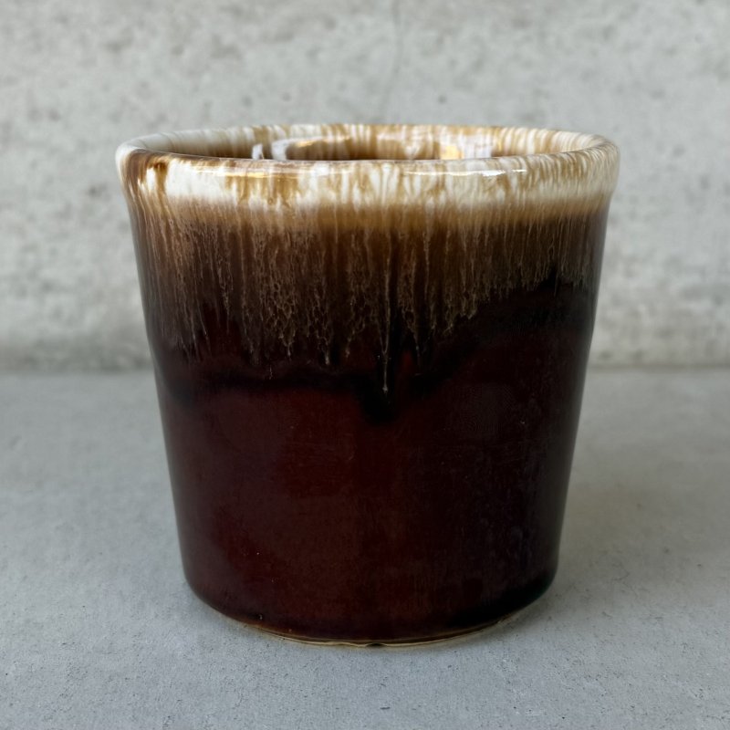 画像4: VINTAGE ANTIQUE MCCOY POTTERY MUGCUP ヴィンテージ アンティーク マッコイ マグカップ コップ 食器 陶器 / コーヒーカップ  ブラウン 茶色 カフェ 喫茶店 店舗什器 アメリカ (4)