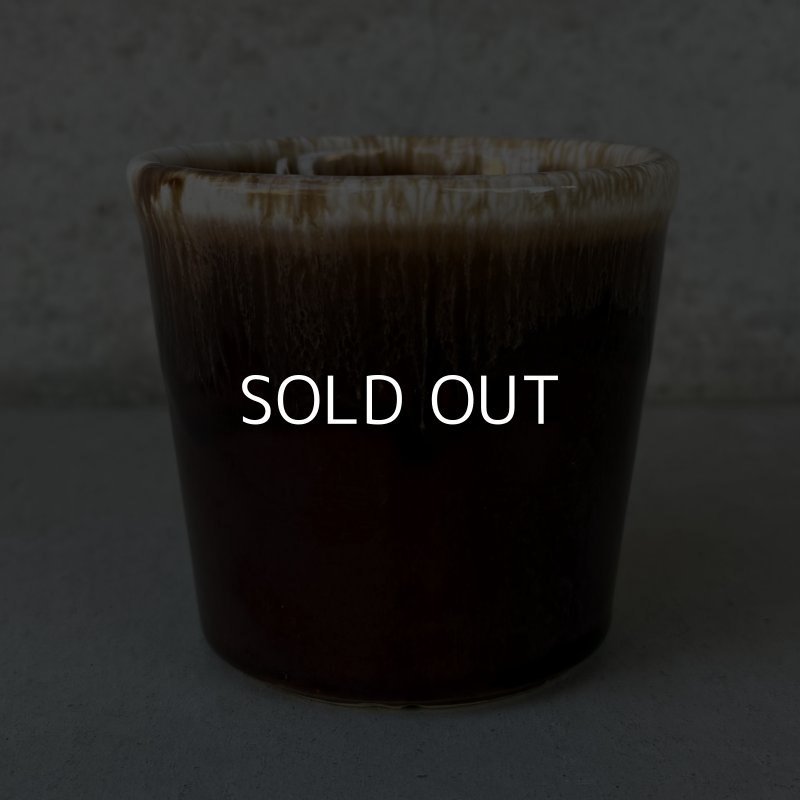 画像4: VINTAGE ANTIQUE MCCOY POTTERY MUGCUP ヴィンテージ アンティーク マッコイ マグカップ コップ 食器 陶器 / コーヒーカップ  ブラウン 茶色 カフェ 喫茶店 店舗什器 アメリカ (4)