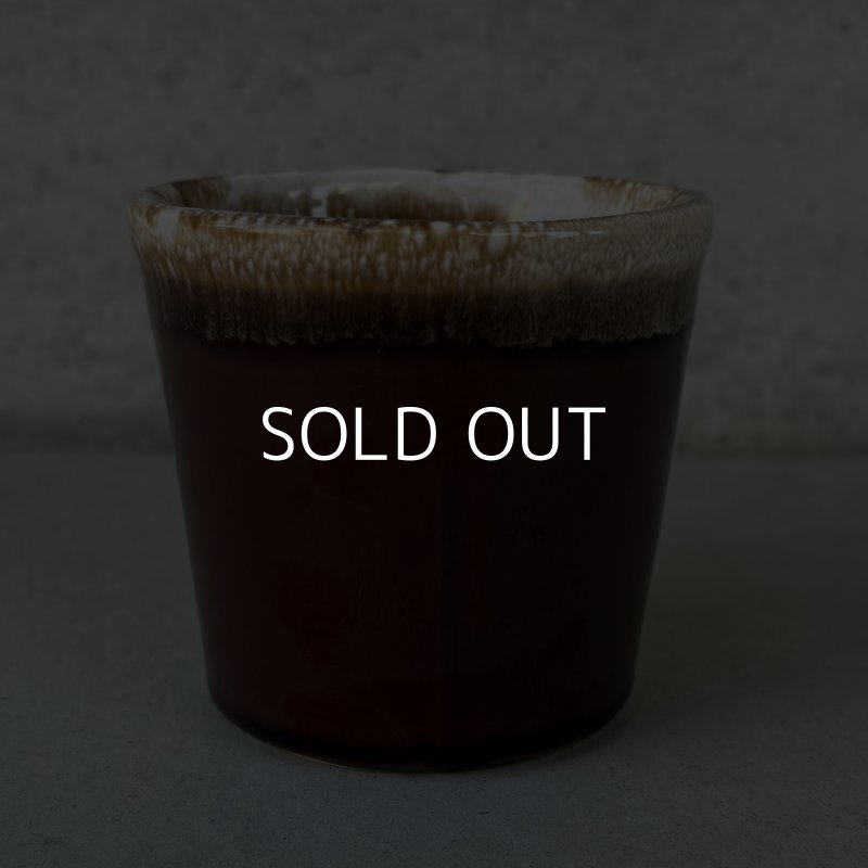 画像4: VINTAGE ANTIQUE MCCOY POTTERY MUGCUP ヴィンテージ アンティーク マッコイ マグカップ コップ 食器 陶器 / コーヒーカップ  ブラウン 茶色 カフェ 喫茶店 店舗什器 アメリカ (3)