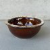 画像4: VINTAGE ANTIQUE HULL POTTERY BOWL ヴィンテージ アンティーク ハル ボウル 皿 食器 陶器 / ブラウン 茶色 カフェ 喫茶店 店舗什器 アメリカ (1) (4)