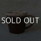 VINTAGE ANTIQUE MCCOY POTTERY MUGCUP ヴィンテージ アンティーク マッコイ マグカップ コップ 食器 陶器 / コーヒーカップ  ブラウン 茶色 カフェ 喫茶店 店舗什器 アメリカ (3)