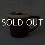 VINTAGE ANTIQUE MCCOY POTTERY MUGCUP ヴィンテージ アンティーク マッコイ マグカップ コップ 食器 陶器 / コーヒーカップ  ブラウン 茶色 カフェ 喫茶店 店舗什器 アメリカ (4)