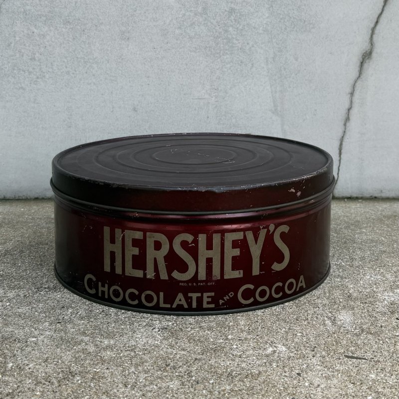 画像2: VINTAGE ANTIQUE HERSHEY'S CHOCOLATE AND COCOA TIN CAN ヴィンテージ アンティーク ハーシーズ ティン缶 箱 ボックス / コレクタブル アドバタイジング オブジェ ディスプレイ ブリキ 企業物 アメリカ