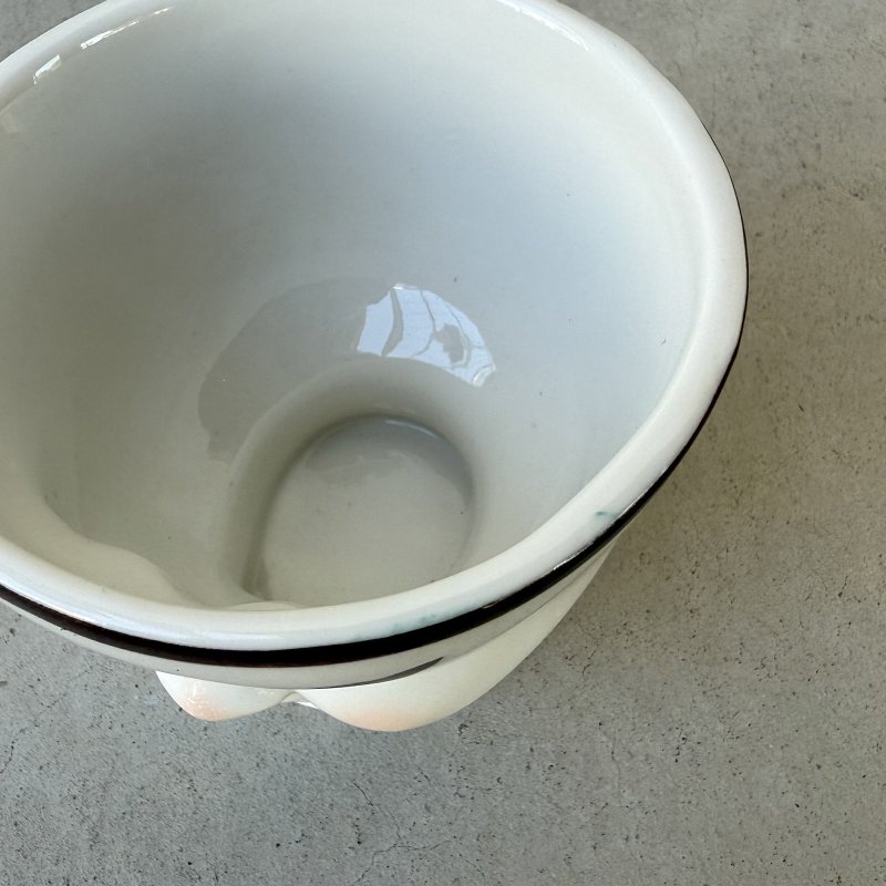 画像7: VINTAGE ANTIQUE BAILEYS SUGAR POT ヴィンテージ アンティーク ベイリーズ フェイスカップ シュガーポット / コレクタブル オブジェ ティーカップ マグカップ ノベルティ 1996年限定 陶器 食器 雑貨 (2)