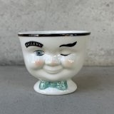 VINTAGE ANTIQUE BAILEYS SUGAR POT ヴィンテージ アンティーク ベイリーズ フェイスカップ シュガーポット / コレクタブル オブジェ ティーカップ マグカップ ノベルティ 1996年限定 陶器 食器 雑貨 (2)