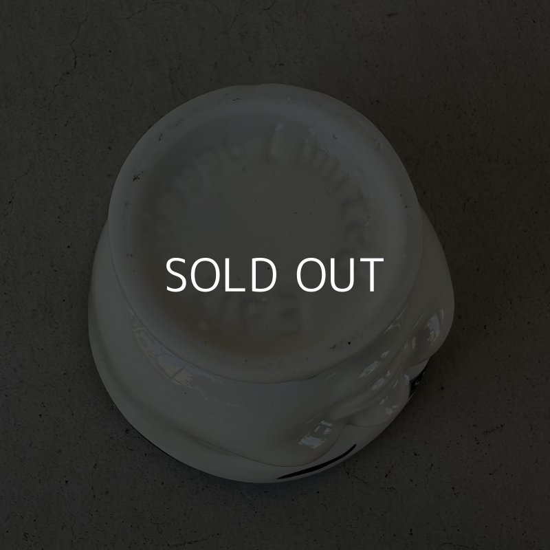 画像6: VINTAGE ANTIQUE BAILEYS SUGAR POT ヴィンテージ アンティーク ベイリーズ フェイスカップ シュガーポット / コレクタブル オブジェ ティーカップ マグカップ ノベルティ 1996年限定 陶器 食器 雑貨 (2)