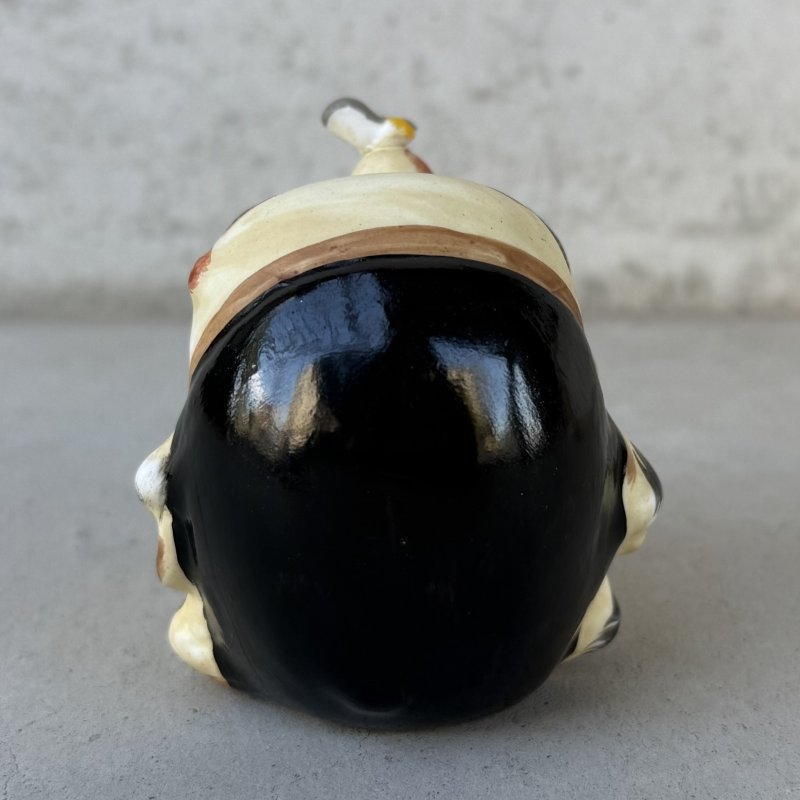 画像3: VINTAGE CERAMIC HOBO ASHTRAY ヴィンテージ セラミック アシュトレイ / JAPAN オキュパイドジャパン コレクタブル オブジェ 陶器 灰皿 輸出用 日本製 C