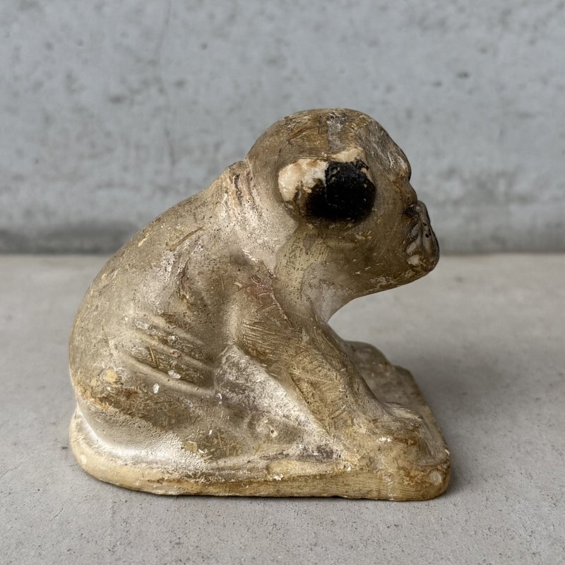 画像4: VINTAGE ANTIQUE CHALKWEAR BULLDOG ヴィンテージ アンティーク チョークウェア ブルドッグ オブジェ / コレクタブル ディスプレイ インテリア 犬 置物 動物 アメリカ