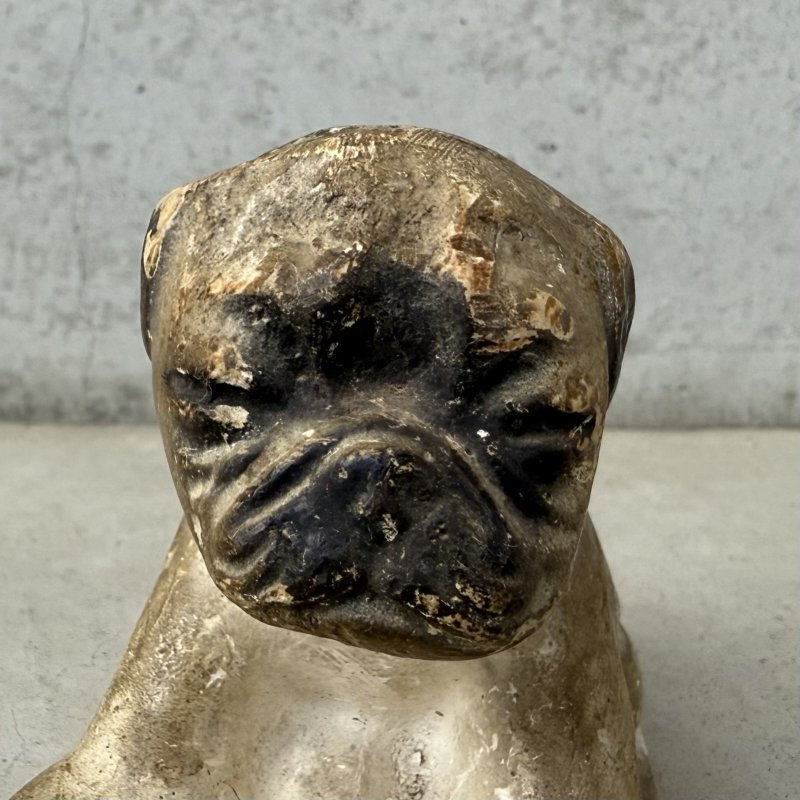 画像8: VINTAGE ANTIQUE CHALKWEAR BULLDOG ヴィンテージ アンティーク チョークウェア ブルドッグ オブジェ / コレクタブル ディスプレイ インテリア 犬 置物 動物 アメリカ