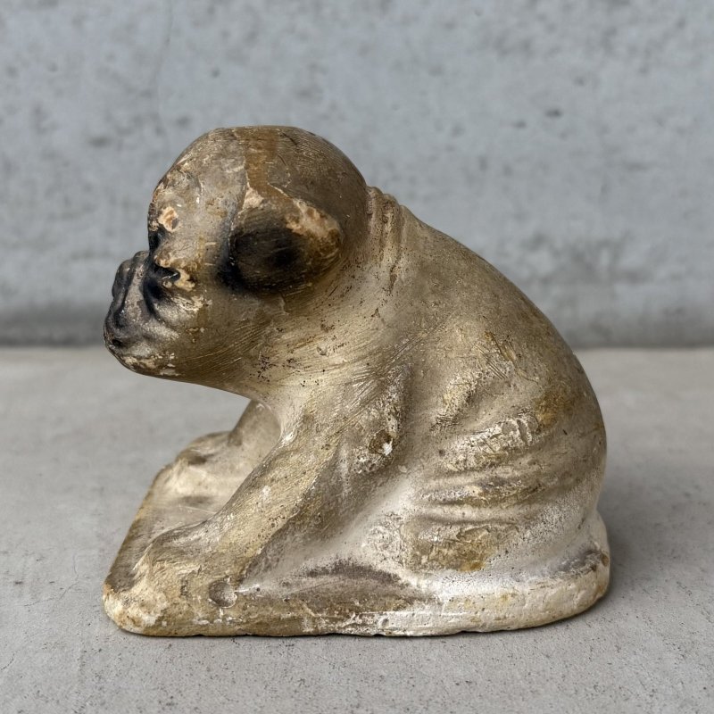 画像5: VINTAGE ANTIQUE CHALKWEAR BULLDOG ヴィンテージ アンティーク チョークウェア ブルドッグ オブジェ / コレクタブル ディスプレイ インテリア 犬 置物 動物 アメリカ