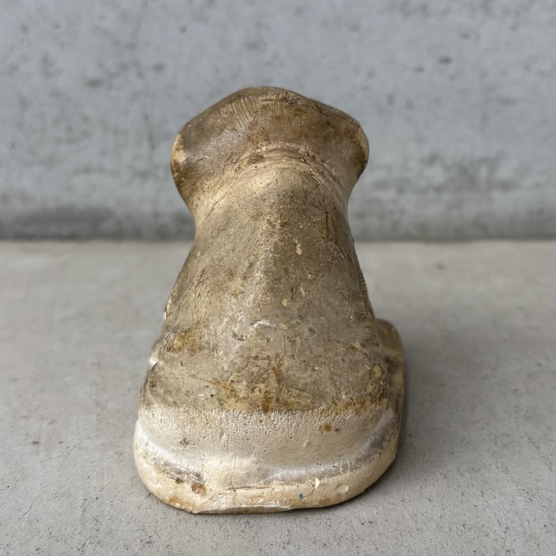 画像3: VINTAGE ANTIQUE CHALKWEAR BULLDOG ヴィンテージ アンティーク チョークウェア ブルドッグ オブジェ / コレクタブル ディスプレイ インテリア 犬 置物 動物 アメリカ