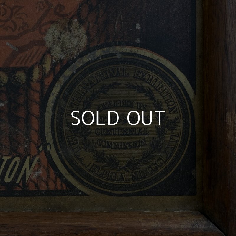 画像12: VINTAGE ANTIQUE SIDE TABLE J.&P.COATS' THREAD ヴィンテージ アンティーク サイドテーブル / コレクタブル ディスプレイ アドバタイジング 陳列棚 飾り棚 木製 家具 店舗什器  企業物