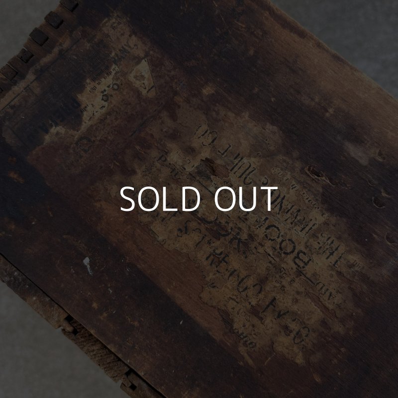 画像7: VINTAGE ANTIQUE WOOD CRATE WOODEN BOX THE AMERICAN HISTORY AND ENCYCLOPEDIA OF MUSIC ヴィンテージ アンティーク ウッドボックス 木箱 / コレクタブル 収納 ケース 店舗什器 アメリカ USA 