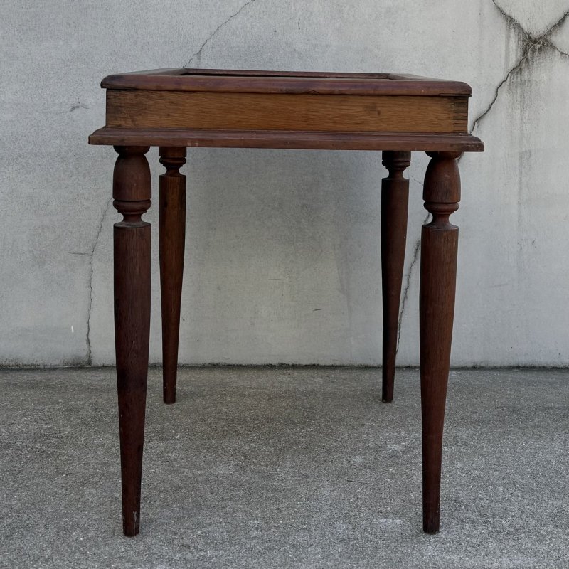 画像6: VINTAGE ANTIQUE SIDE TABLE J.&P.COATS' THREAD ヴィンテージ アンティーク サイドテーブル / コレクタブル ディスプレイ アドバタイジング 陳列棚 飾り棚 木製 家具 店舗什器  企業物
