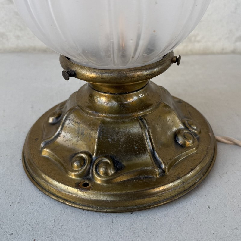 画像4: VINTAGE ANTIQUE LIGHTING ヴィンテージ アンティーク  シーリングライト 天井照明  / ライト ランプ ガラスシェード インテリア 電気 ショップ 店舗什器 E26 アメリカ