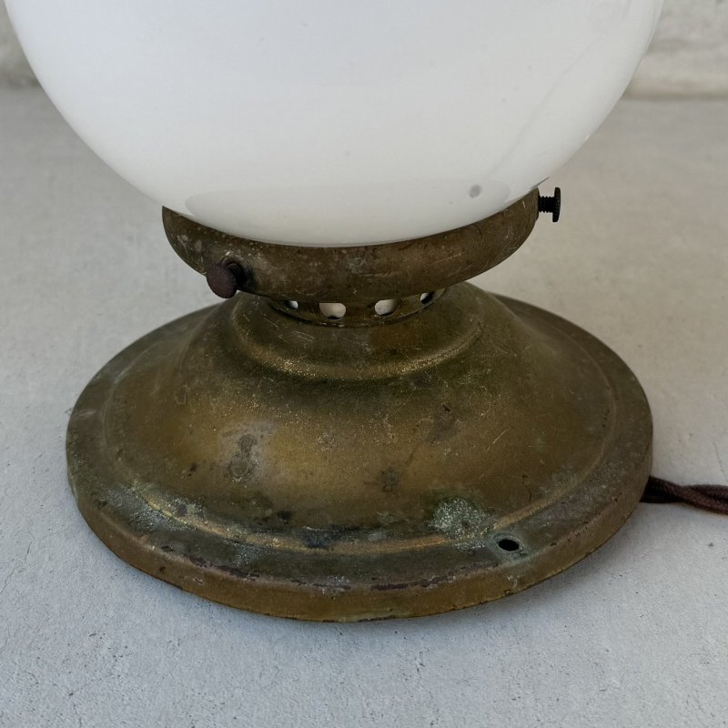 画像3: VINTAGE ANTIQUE LIGHTING ヴィンテージ アンティーク  シーリングライト 天井照明  / ライト ランプ ガラスシェード インテリア 真鍮 電気 ショップ 店舗什器 E26 アメリカ