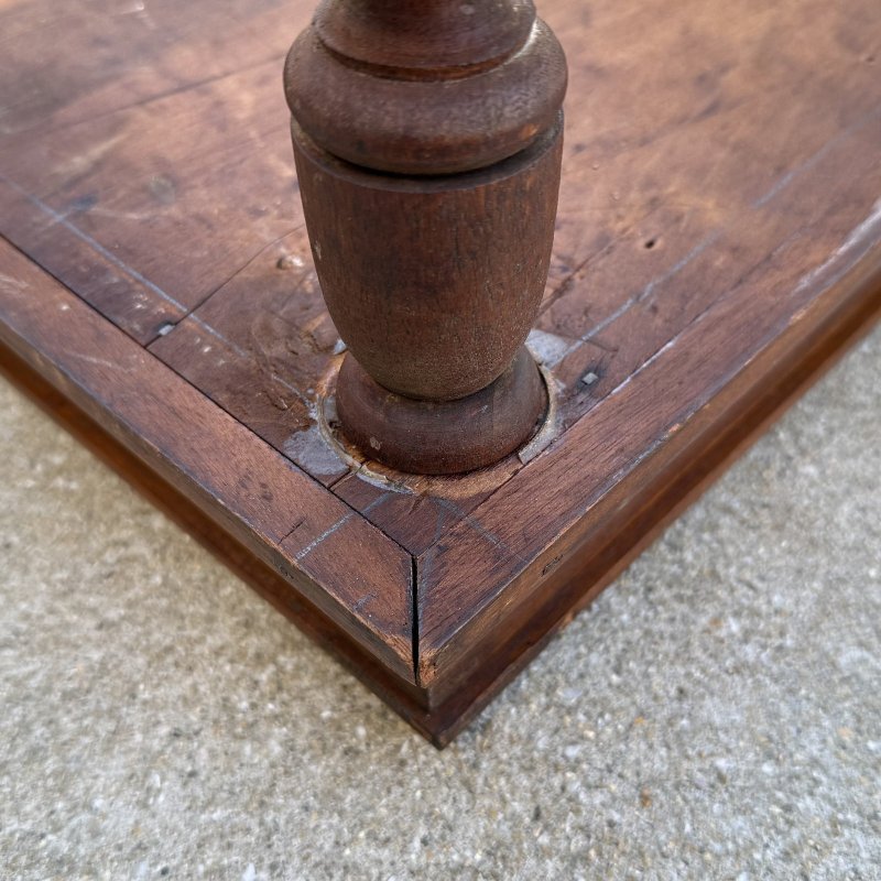 画像11: VINTAGE ANTIQUE SIDE TABLE J.&P.COATS' THREAD ヴィンテージ アンティーク サイドテーブル / コレクタブル ディスプレイ アドバタイジング 陳列棚 飾り棚 木製 家具 店舗什器  企業物