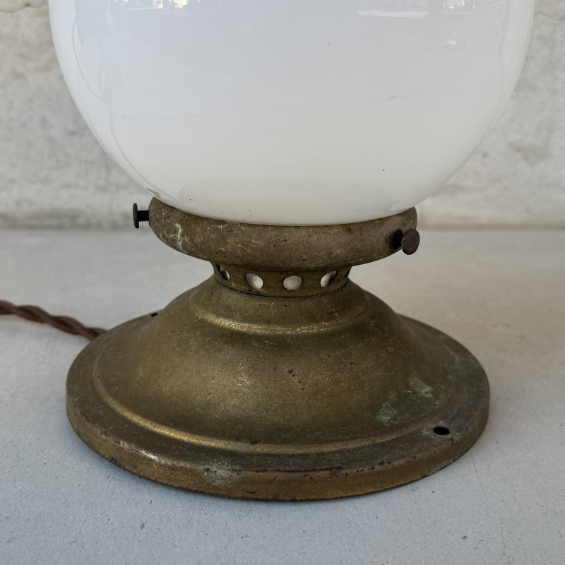 画像4: VINTAGE ANTIQUE LIGHTING ヴィンテージ アンティーク  シーリングライト 天井照明  / ライト ランプ ガラスシェード インテリア 真鍮 電気 ショップ 店舗什器 E26 アメリカ