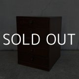 アンティーク 昭和レトロ 古道具 小引き出し 棚 チェスト / レターケース 書類入れ ５段 木製 収納 家具 古民家 蔵 うぶだし