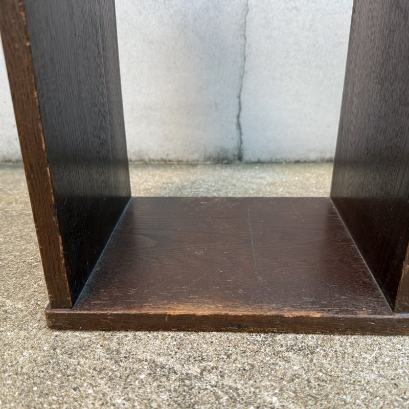 画像8: アンティーク 昭和レトロ 古道具 本立て 本棚 ブックスタンド / インテリア 収納 木製 家具 古民家 蔵 うぶだし