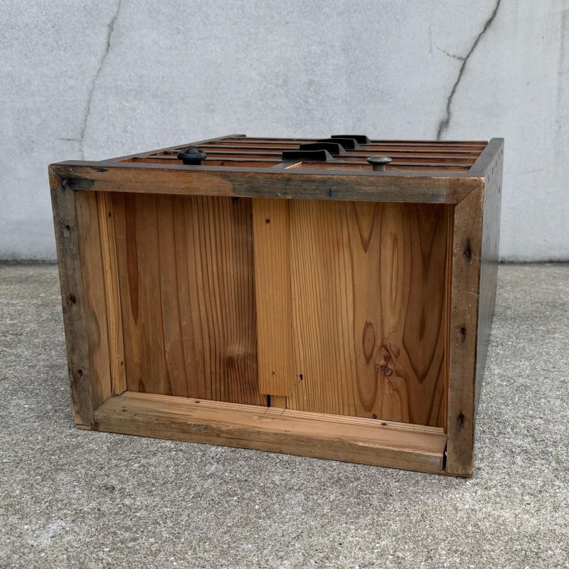 画像7: アンティーク 昭和レトロ 古道具 引き出し 小箪笥 / 木製 収納 棚 家具 和箪笥 小物入れ 古民家 蔵 うぶだし