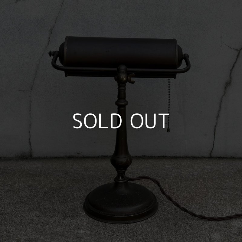 画像2: VINTAGE ANTIQUE DESKLAMP ヴィンテージ アンティーク デスクランプ スタンドライト 卓上ライト テーブルランプ 照明 /  インテリア 店舗什器 アメリカ