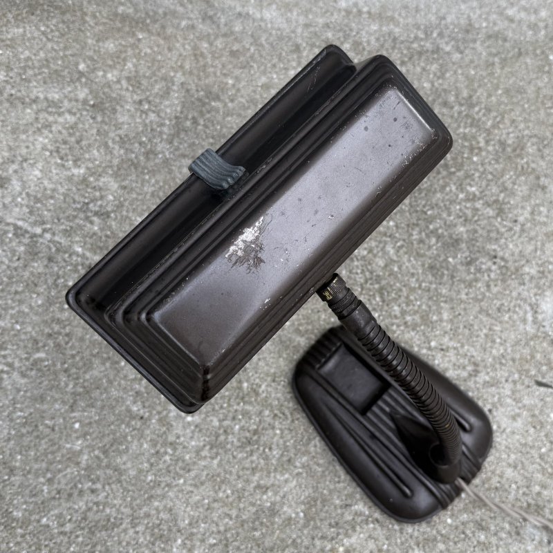 画像6: VINTAGE ANTIQUE DESKLAMP ヴィンテージ アンティーク デスクランプ スタンドライト 卓上ライト テーブルランプ 照明 / グースネック アイアン 鉄 店舗什器 アメリカ