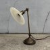 画像1: VINTAGE ANTIQUE FARIES DESKLAMP STANDLIGHT ヴィンテージ アンティーク フェアリーズ デスクライト スタンドライト 卓上照明 / コレクタル テーブルランプ ブラス ミルクガラスシェード 真鍮 E26 店舗什器 アメリカ  (1)