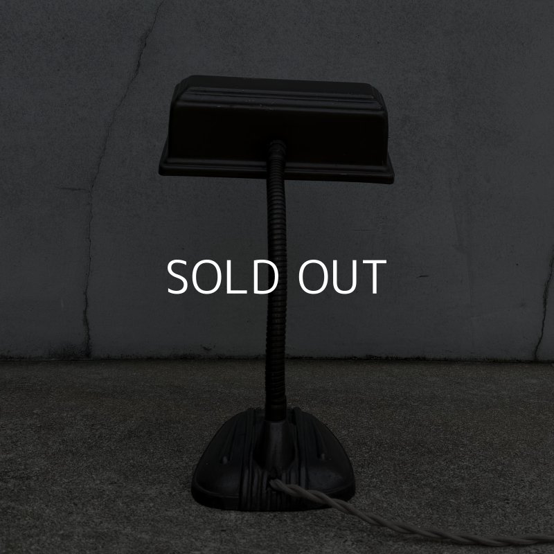 画像3: VINTAGE ANTIQUE DESKLAMP ヴィンテージ アンティーク デスクランプ スタンドライト 卓上ライト テーブルランプ 照明 / グースネック アイアン 鉄 店舗什器 アメリカ