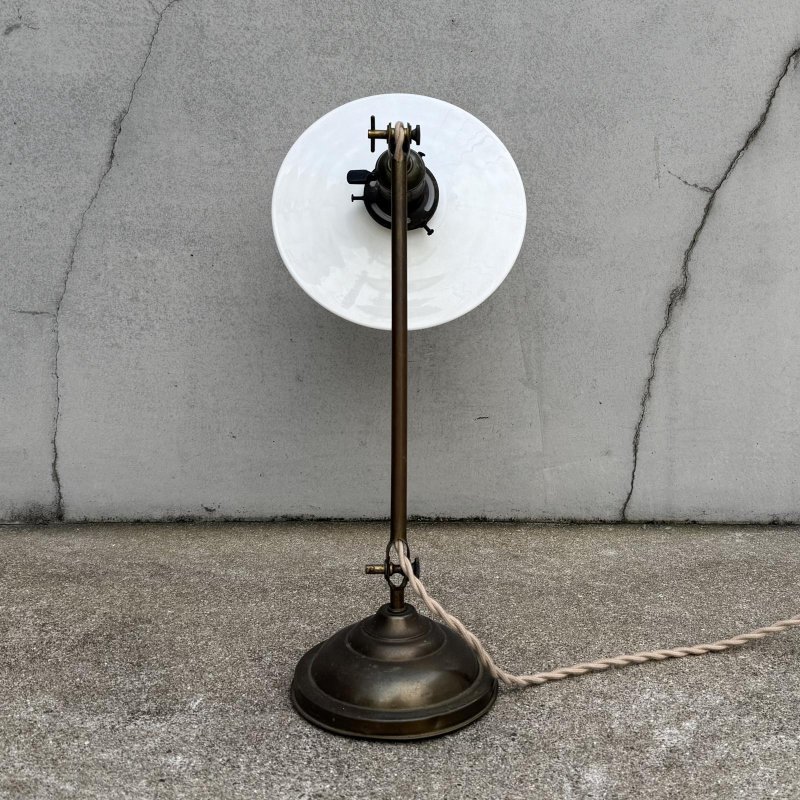 画像3: VINTAGE ANTIQUE FARIES DESKLAMP STANDLIGHT ヴィンテージ アンティーク フェアリーズ デスクライト スタンドライト 卓上照明 / コレクタブル テーブルランプ ブラス 真鍮 E26 店舗什器 BE アメリカ